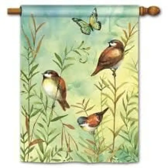 Sanctuary Sparrows Flag 2 Sided House Banner {1}