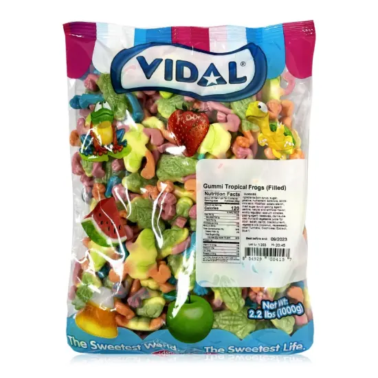 Vidal Gummi Tropical Frog 2.2lb {1}