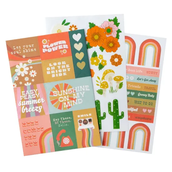 Jen Hadfield Groovy Darlin' Sticker Book-8 Sheets {4}