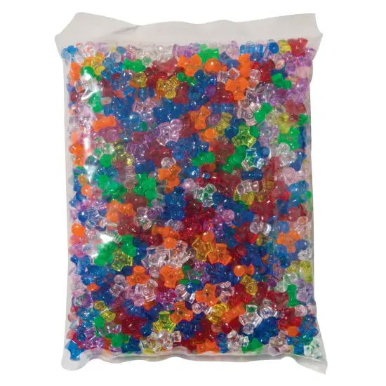 Tri-Beads, Assorted Colors, 3/8", 1000 Pieces {1}