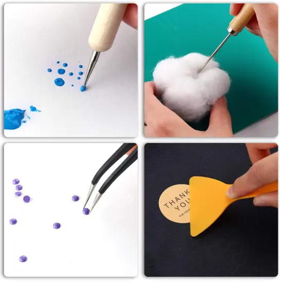 28 Pieces Precision Craft Tools Set Vinyl Weeding Tools Kit for Weeding Vinyl, DIY Art Work Cutting, Hobby, Scrapbook {5}