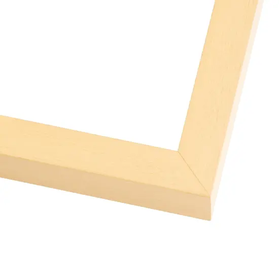 Classic Natural Wood Shadow Box Frame with Acrylic Front - Red Suede Backing, 30 Sizes {3}