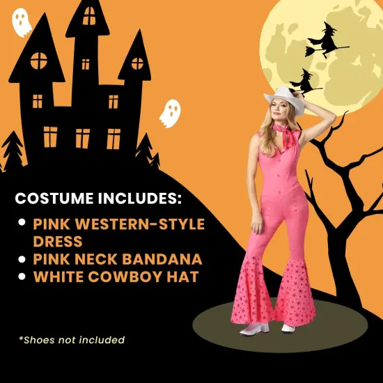 Barbie-Inspired Classic Doll Western Dress Adult Costume {6}