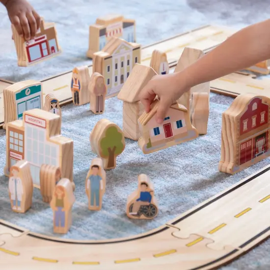 Kaplan Early Learning Company Community Block Set - 20 Pieces {5}