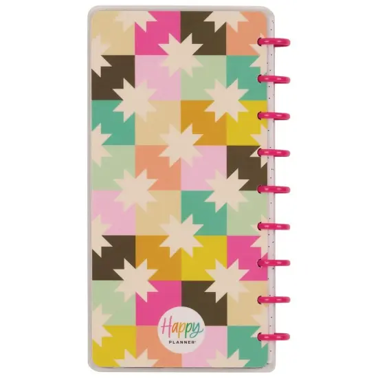 Happy Planner Skinny Classic 12-Month Disc Bound Planner-Happy Patchwork; Jul '25 - Jun '26 {4}
