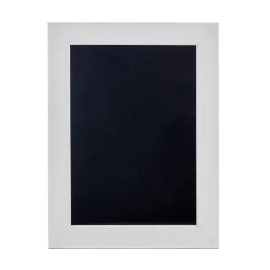 Classic White Wood Shadown Box Frame with Acrylic Front - Black Suede Backing, 30 Sizes {4}