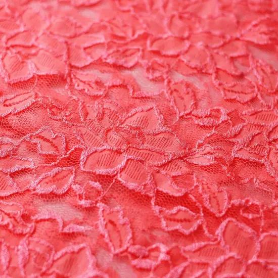 Passion Flower Print Dress Vibrant and Bold Coral {5}