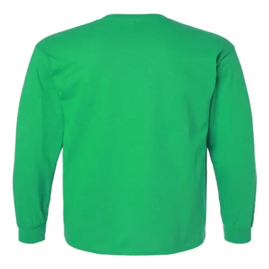 Gildan&reg; Ultra Cotton Long Sleeve T-Shirt Irish Green {2}