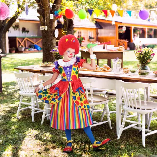 Circus Clown Princess Dress Costume Child {4}