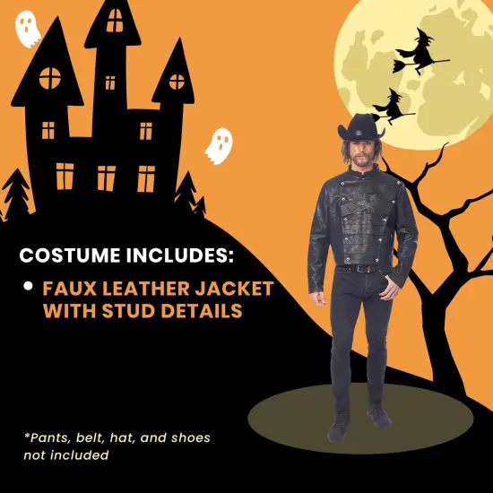 Renegade Adult Costume Jacket | Black {6}