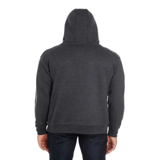 Unisex Triblend French Terry Full-Zip BLACK HEATHER {2}