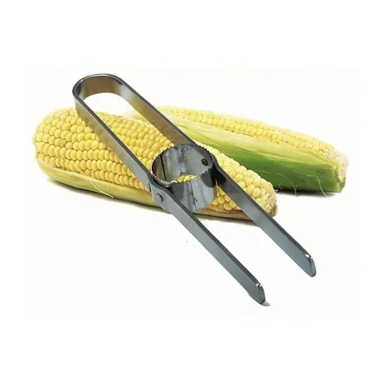 Norpro Stainless Steel Corn Cutter &ndash; Effortless Kernel Removal Tool for Fresh Corn on the Cob {3}
