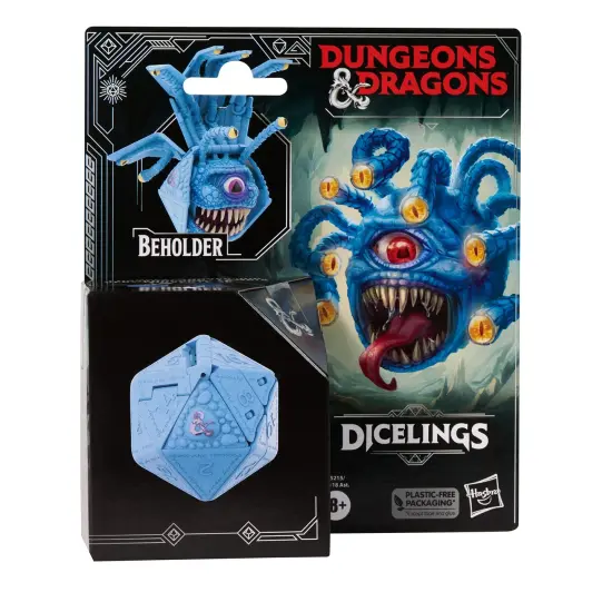 Dungeons & Dragons Dicelings Blue Beholder Collectible D&D Monster Dice Transforming Giant d20 Action Figures Role Playing Dice {1}