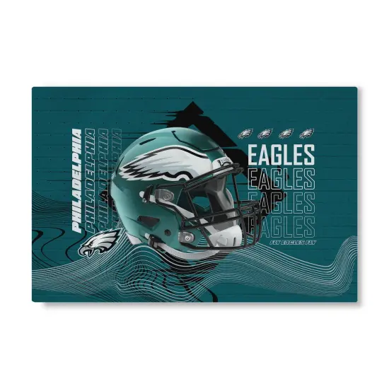 Philadelphia Eagles NFL Wavelength Washable Rug 20X32 Inches {1}