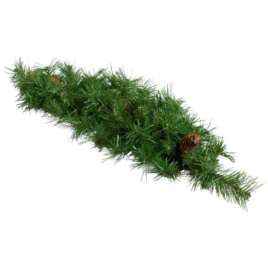 Northlight Dakota Pine with Pinecones Artificial Christmas Swag - 32" - Unlit Green {5}