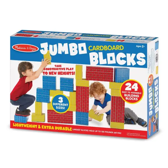 Jumbo Cardboard Blocks, 24-Piece Set {1}