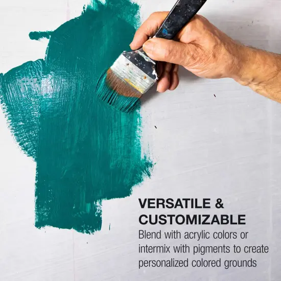 White Gesso Primer - 16.9oz (500ml) for Oil & Acrylic Paint - Superior Coverage, Canvas Prep, Mixable White Gesso Paint Artists {4}