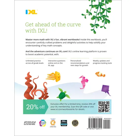 The IXL Ultimate 4th Grade Math Workbook, Activity Book for Kids Ages 9-10 Covering Addition, Subtraction, Multiplication, Division, Fractions, Decimals, Geometry, and More Mathematics {2}