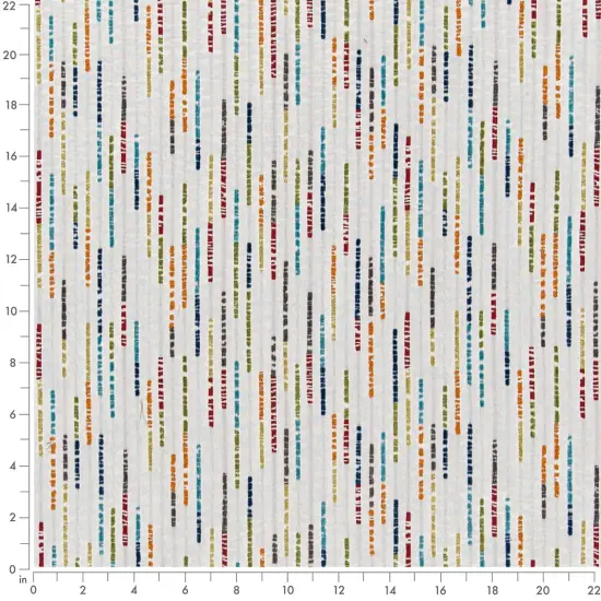 Confetti - Blue,Green,Orange & Rust Abstract & Geometric Upholstery Fabric 54 Inches" {3}