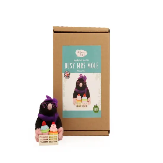 Felting Kit - Busy Mrs Mole Needle Felt Kit {3}