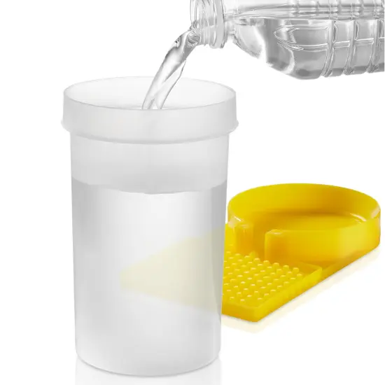 Honey Keeper 2-Pack Beehive Water Dispenser, Bee Hive Entrance Feeder Beekeeping Tool Yellow {3}