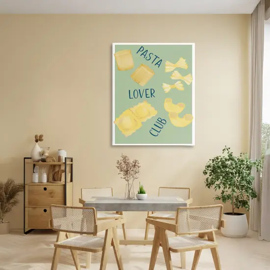 Stupell Industries Minimal Pasta Lover Club Canvas, design by Robin Maria {2}