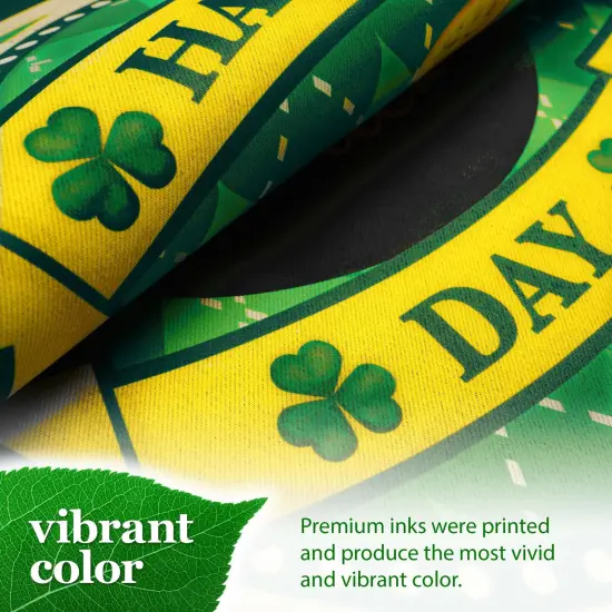 G128 Happy St. Patrick&rsquo;s Day Pot Gold Garden Flag 12x18 In Double Sided St. Patrick's Day Yard Garden Lawn Decoration {6}