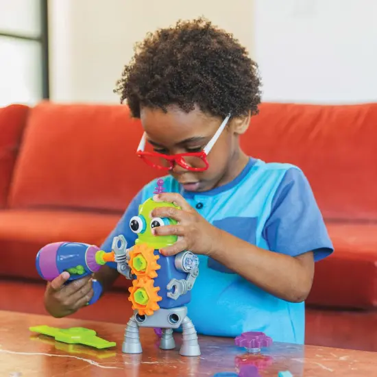 Learning Resources Design and Drill Robot Workshop XL - 150 Pieces {3}