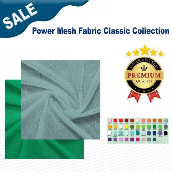 Power Mesh Fabric Classic Collection Navy {2}
