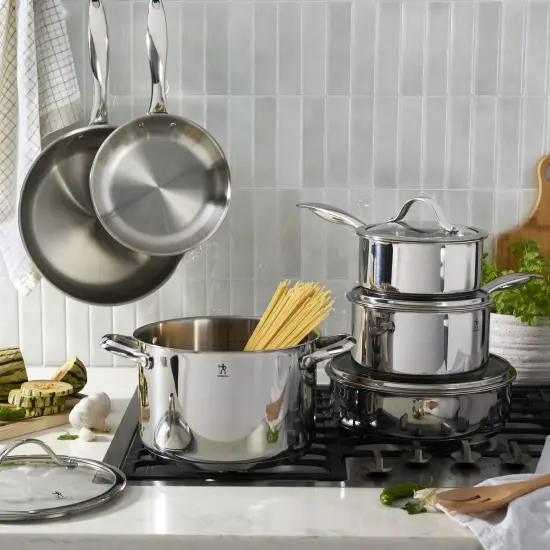 Henckels Aragon 10-pc Stainless Steel Cookware Set {4}