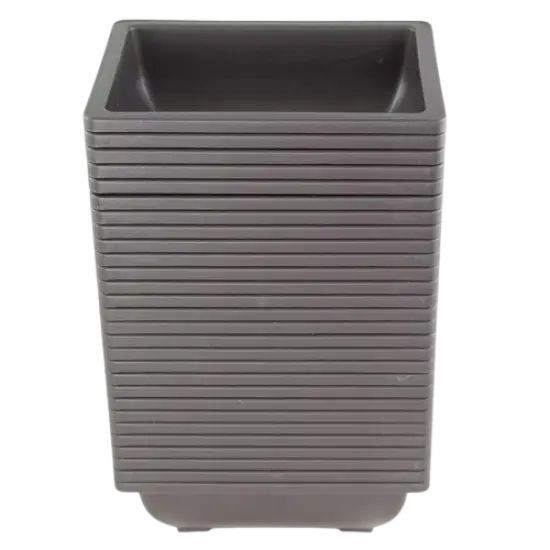 28 Rectangular Plastic Cactus & Succulent, Bonsai Pot - 6.25"x 4.75"x 2" Brown {1}