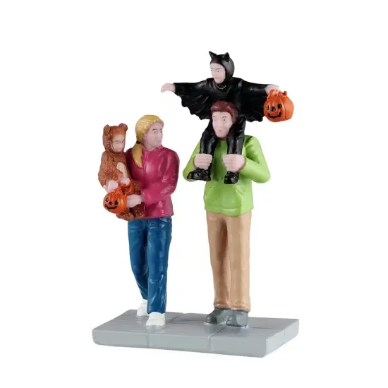 Neighborhood Trick-Or-Treaters - Lemax Spooky Town {1}