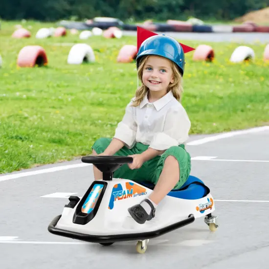 Electric 24V Drifting Go Kart for Kids with 360&deg; Spin & Wireless Connection {2}