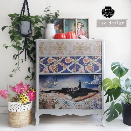 Decor Transfers&reg; - Cece Fashion & Florals - total sheet size 24"x35", cut into 2 sheets {5}