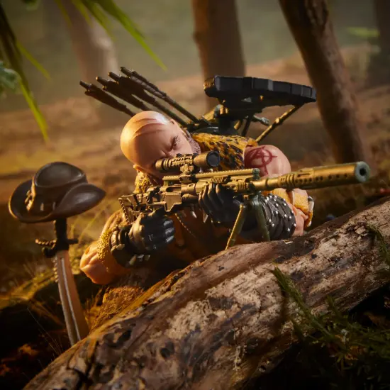 G.I. Joe Classified Series #125, Dreadnok Gnawgahyde and Pets Porkbelly & Yobbo, Collectible 6-Inch Action Figure with 16 Accessories {4}