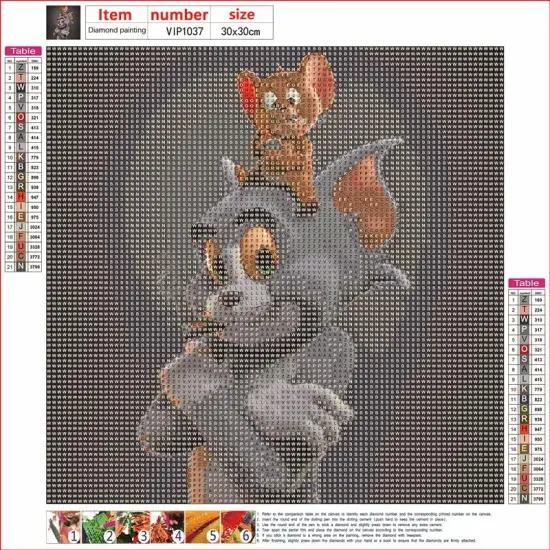 5D DIY Diamond Art Painting Kits,Round Full Drill Anime Diamond Art Kits for Adults Beginner {2}