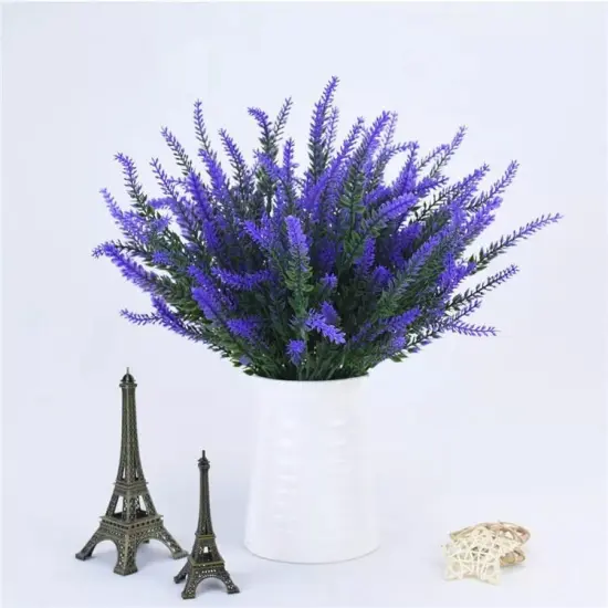 4pcs Lavender Plants for Elegant Table Decor & Relaxing Fall Ambiance Blue {3}