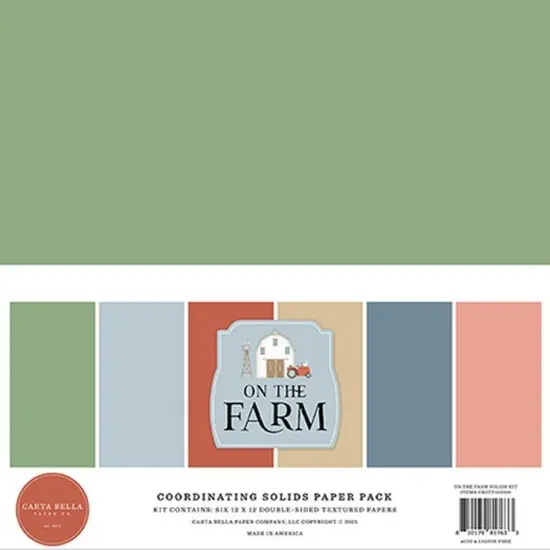 Carta Bella On The Farm Solids Kit {1}