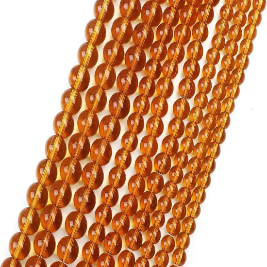 60pcs 6mm Natural Stone Beads,Gemstone Round Loose Beads for DIY Bracelet Necklace Earrings,Stone Beads for Jewelry Making(Amber Crystal) {3}