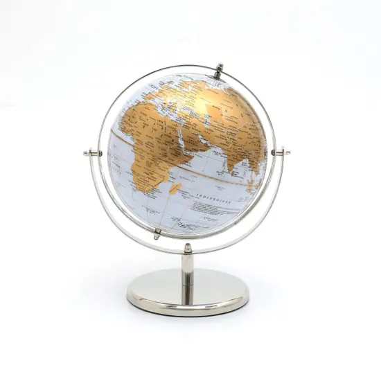 Tabletop Decorative Globe on Aluminum Base-12"(H) {4}