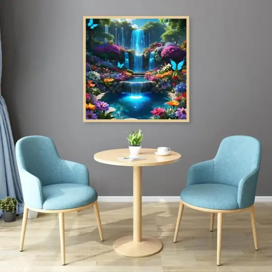 Waterfall Diamond Painting Kits for Adults, Wonderland 5D Diamond Art Kits for Beginners {5}