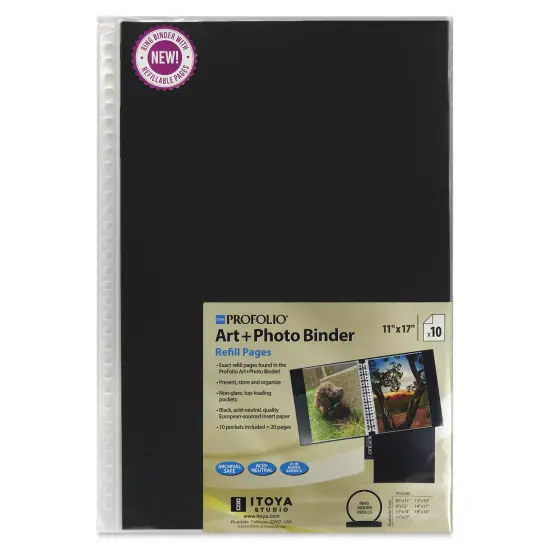Itoya Superclear Refill Pages - 11" x 17", Pkg of 10 {1}