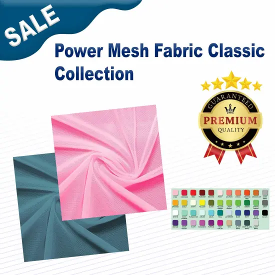 Power Mesh Fabric Classic Collection Garden Paradise {2}