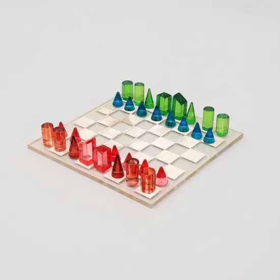 Acrylic Chess Game Set Multi {1}