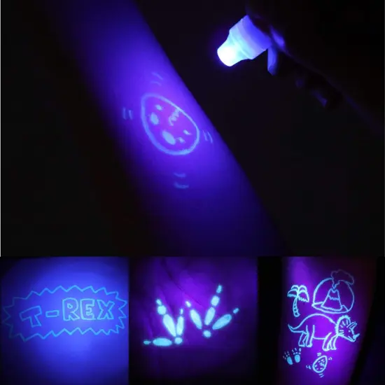 Invisible Ink Pen and Notebook Pack of 16 Dinosaur Party Favors for Kids | Spy Pen Dinosaur Birthday Party Supplies, Prizes for Kids | Magic Pen Birthday Party Favors, Prizes for Students {5}