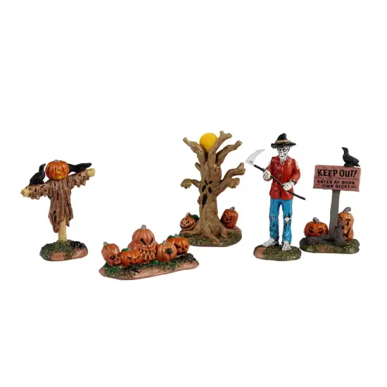 Creepy Pumpkin Patch - Lemax Spooky Town {1}