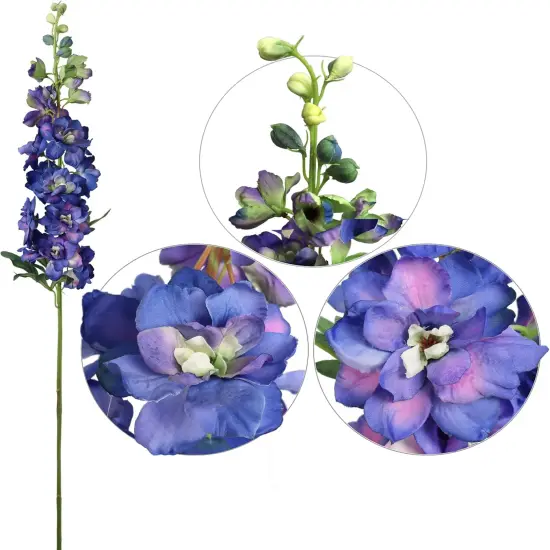 Lavender 36.5" Delphinium Stem {3}