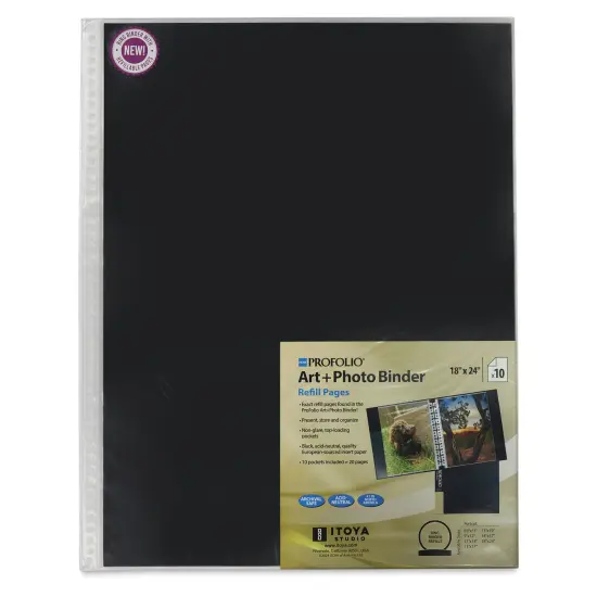 Itoya Superclear Refill Pages - 18" x 24", Pkg of 10 {1}