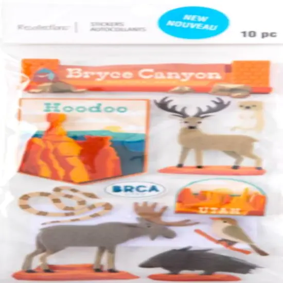 Recollections 10pc Bryce Canyon National Park Dimensional Stickers {1}