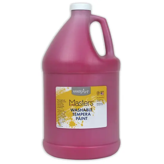 Little Masters&reg; Washable Tempera Paint, Magenta, Gallon {1}
